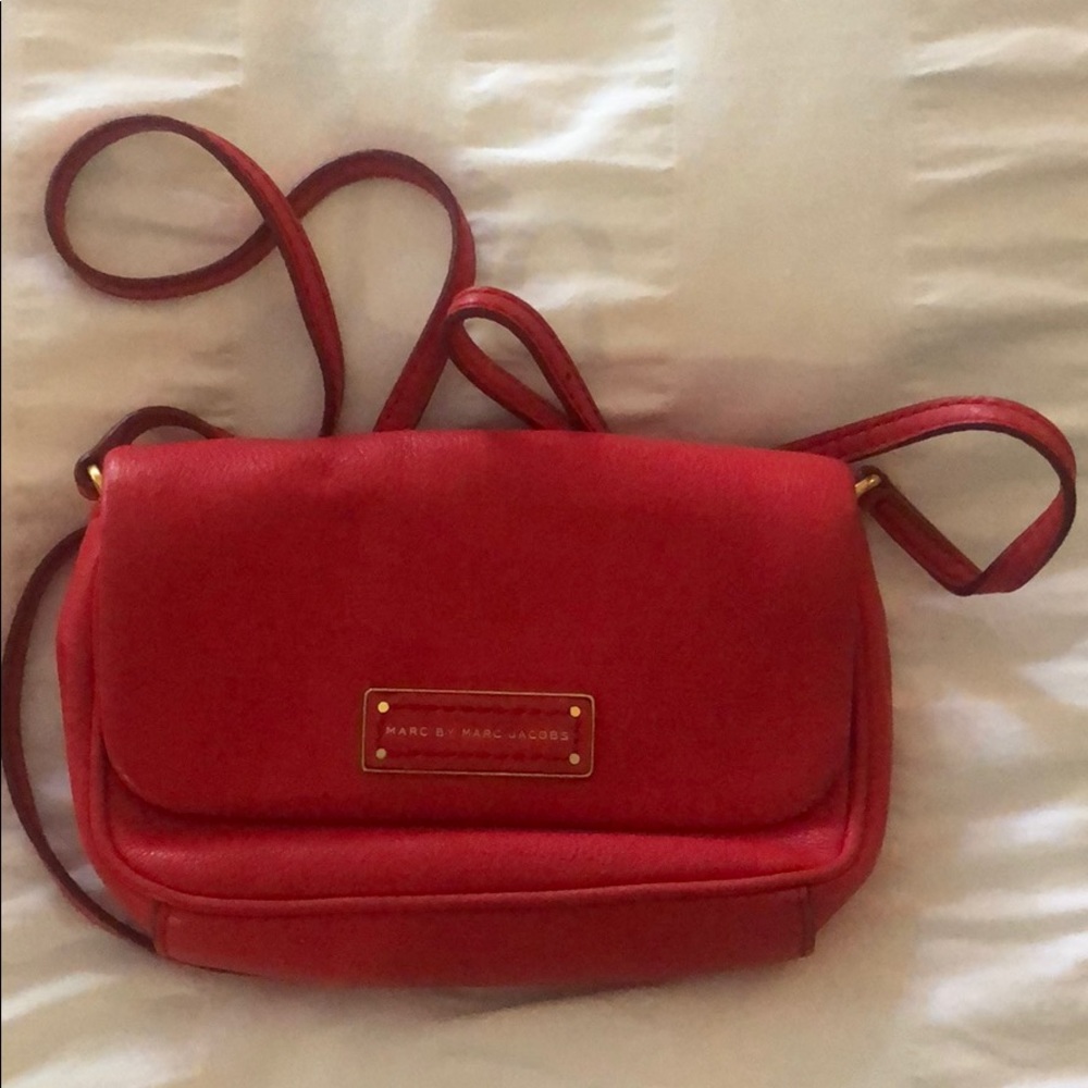 Marc jacobs red cross body bag